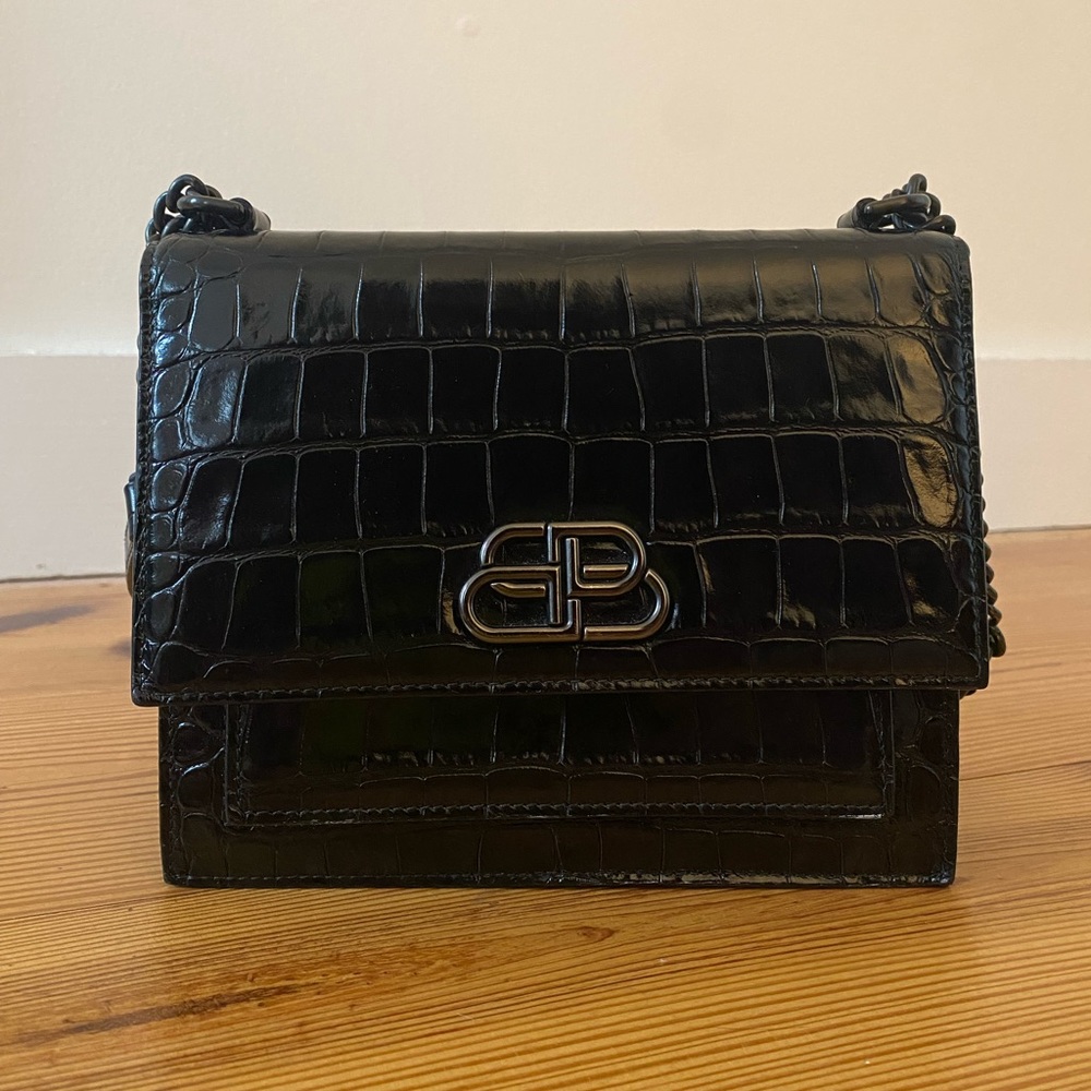 Balenciaga Snake Embossed Crossbody
